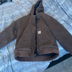 Youth large carhartt work coat